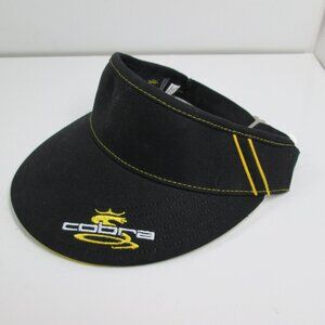 Cobra Woman's Black Golf Strapback Hat/Cap Adjustable